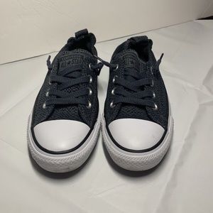 Converse Chuck Taylor All Star Shark Gray Shoreline Slip On Womens 7 Sneakers